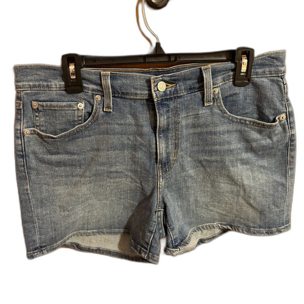 Levi’s Mid Length Denim Shorts‎ 5 Pocket Medium Blue